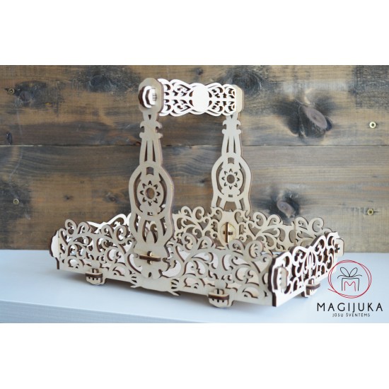 Krepšelis kiaušiniams "Ornamentai"
