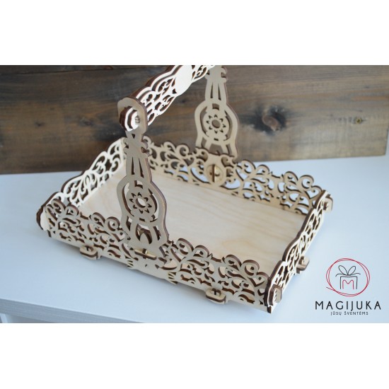 Krepšelis kiaušiniams "Ornamentai"