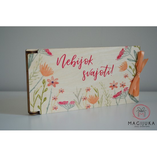 Medinis vokelis pinigams "Nebijok svajoti"