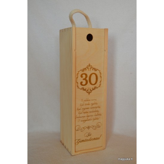 Vyno dėžė "30 jubiliejaus proga"