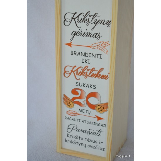 Vyno dėžė krikštynoms "Krikštukui"