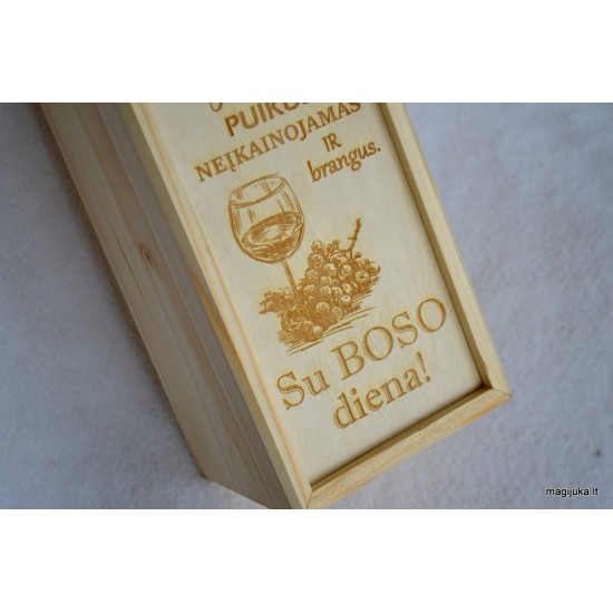 Vyno dėžė "Bosui"