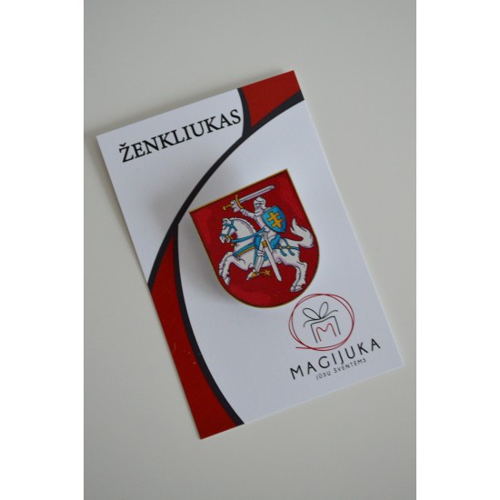 Medinis ženkliukas "Lietuvos Herbas"