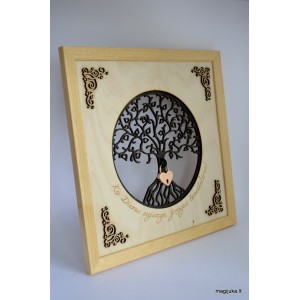 Begalybės medis 30x30 cm